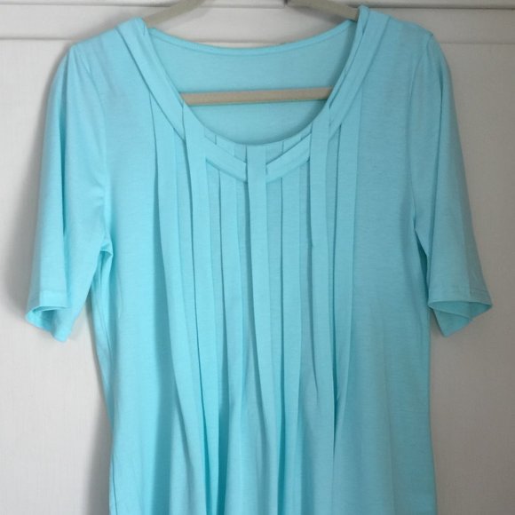 Tops Powder Blue Top Poshmark